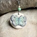 Butterfly Polymer Clay Pend..