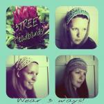 Wide Headband Guitar Print ..